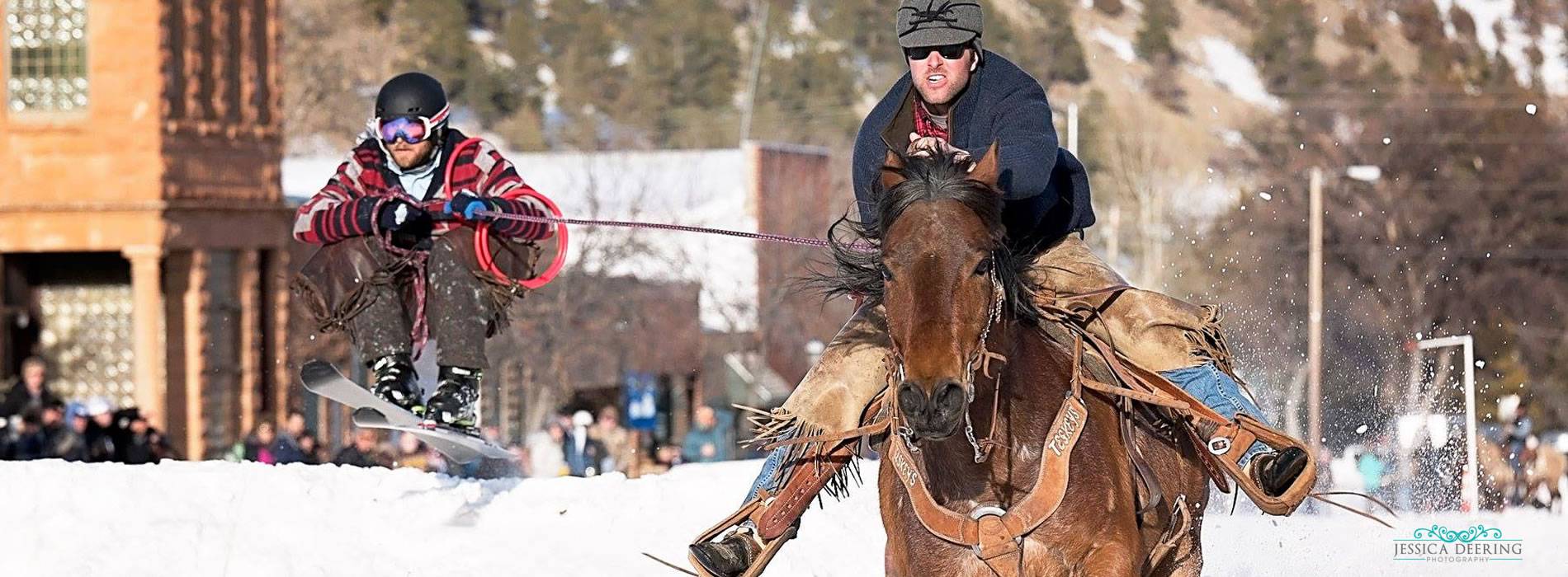 Sundance, WY Skijoring Sundance WinterFest Skijoring